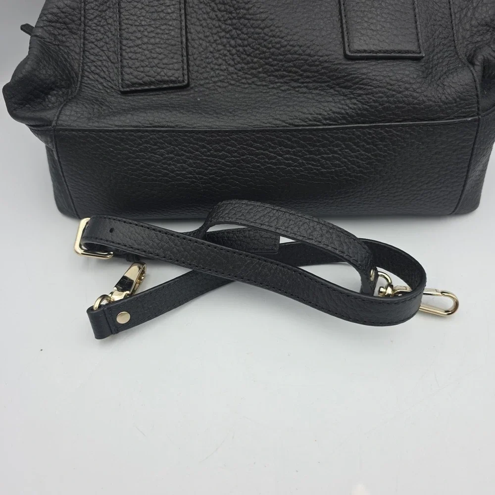 Kate Spade New York Southport Avenue SLOAN Black Leather Satchel DOCTORS BAG